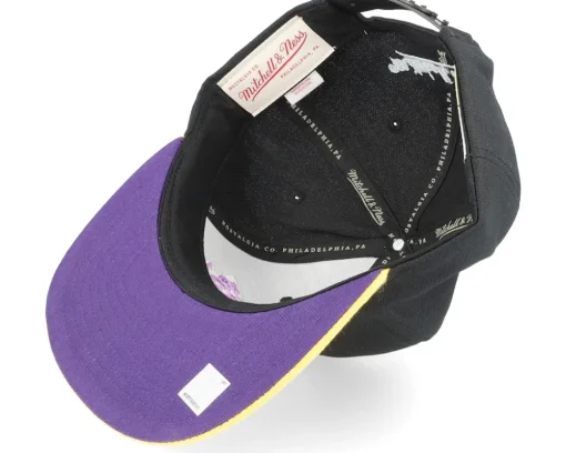 Los Angeles Lakers Core Basic Black/Gold Snapback - Mitchell & Ness