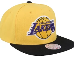Los Angeles Lakers Core Basics Gold/Black Snapback - Mitchell & Ness