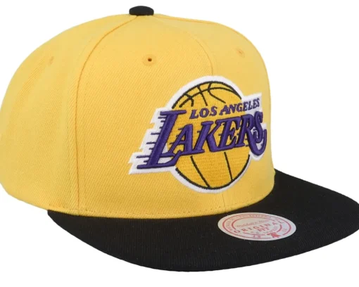 Los Angeles Lakers Core Basics Gold/Black Snapback - Mitchell & Ness