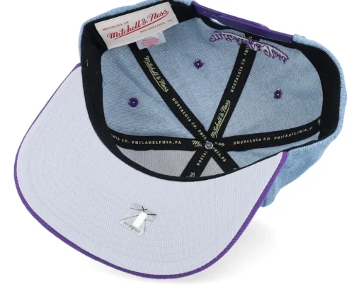 Los Angeles Lakers D-stressed Light Blue/Purple Snapback - Mitchell & Ness