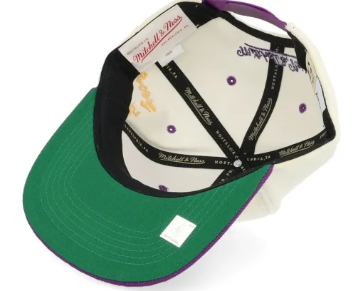 Los Angeles Lakers Dune Royal Off White/Blue Snapback - Mitchell & Ness