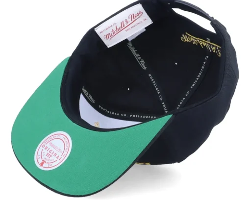 Los Angeles Lakers Front Loaded Black Snapback - Mitchell & Ness