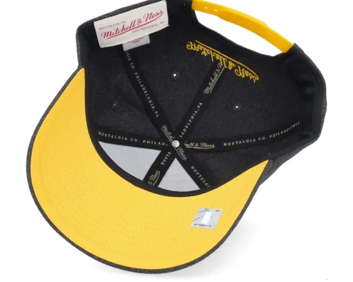 Los Angeles Lakers Graphic Heather Pro Hwc Dark Grey A-frame Adjustable - Mitchell & Ness