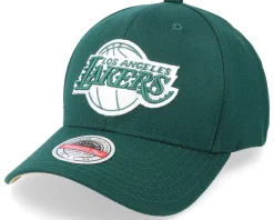 Los Angeles Lakers Green/Sand Classic Red Green Adjustable - Mitchell & Ness