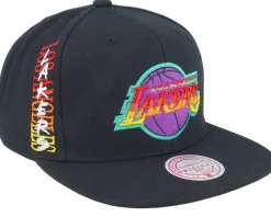 Los Angeles Lakers High Grade Black Snapback - Mitchell & Ness