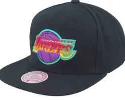 Los Angeles Lakers High Grade Black Snapback - Mitchell & Ness