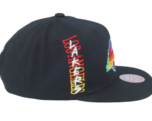 Los Angeles Lakers High Grade Black Snapback - Mitchell & Ness