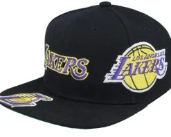 Los Angeles Lakers Landed Black Snapback - Mitchell & Ness