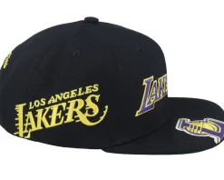Los Angeles Lakers Landed Black Snapback - Mitchell & Ness