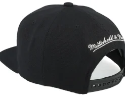 Los Angeles Lakers Line Work Black Snapback - Mitchell & Ness