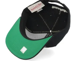 Los Angeles Lakers Line Work Black Snapback - Mitchell & Ness