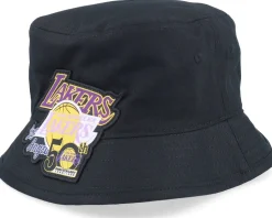 Los Angeles Lakers Logolap Hwc Black Bucket - Mitchell & Ness