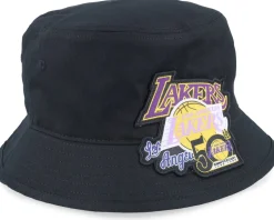 Los Angeles Lakers Logolap Hwc Black Bucket - Mitchell & Ness