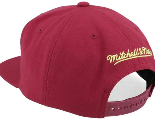 Los Angeles Lakers Merlot Shine Maroon Snapback - Mitchell & Ness