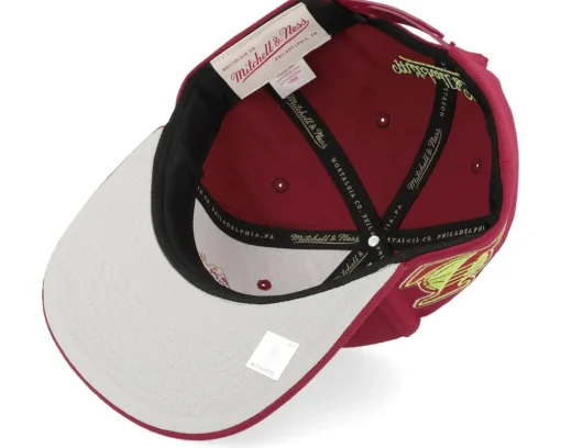 Los Angeles Lakers Merlot Shine Maroon Snapback - Mitchell & Ness