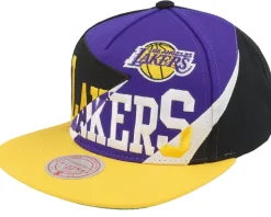 Los Angeles Lakers Multiply Black/Purple Snapback - Mitchell & Ness