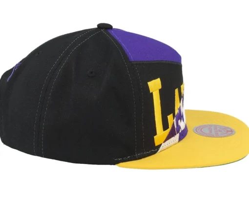 Los Angeles Lakers Multiply Black/Purple Snapback - Mitchell & Ness
