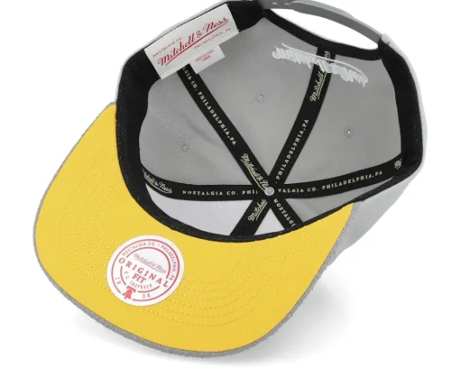 Los Angeles Lakers Munch Time Hwc Grey Snapback - Mitchell & Ness