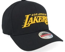 Los Angeles Lakers NBA Logo Black Adjustable - Mitchell & Ness