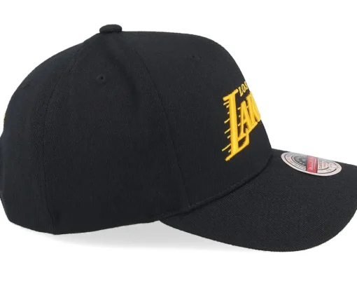 Los Angeles Lakers NBA Logo Black Adjustable - Mitchell & Ness