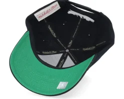 Los Angeles Lakers Neon Logo Pro Black Adjustable - Mitchell & Ness