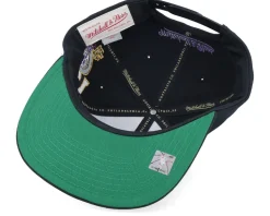Los Angeles Lakers Oversweep Black Snapback - Mitchell & Ness