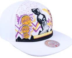 Los Angeles Lakers 90's Playa Shaquille O'neal White Snapback - Mitchell & Ness