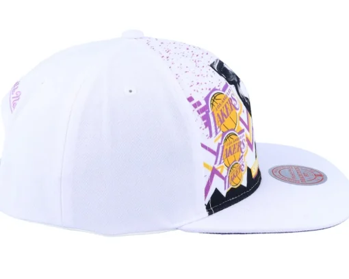 Los Angeles Lakers 90's Playa Shaquille O'neal White Snapback - Mitchell & Ness