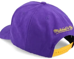 Los Angeles Lakers Shady Suede Pro Purple Adjustable - Mitchell & Ness
