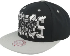 Los Angeles Lakers Shattered Purple/Yellow Snapback - Mitchell & Ness