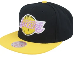 Los Angeles Lakers Side Core 2.0 Hwc Black/Gold Snapback - Mitchell & Ness