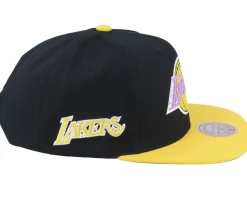 Los Angeles Lakers Side Core 2.0 Hwc Black/Gold Snapback - Mitchell & Ness