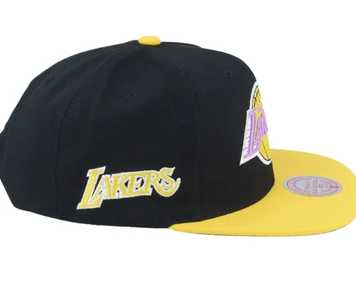 Los Angeles Lakers Side Core 2.0 Hwc Black/Gold Snapback - Mitchell & Ness