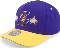 Los Angeles Lakers Star Power Pro Purple/Yellow A-frame Adjustable - Mitchell & Ness
