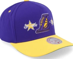 Los Angeles Lakers Star Power Pro Purple/Yellow A-frame Adjustable - Mitchell & Ness