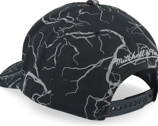 Los Angeles Lakers Stormstrike Pro Black A-frame Adjustable - Mitchell & Ness