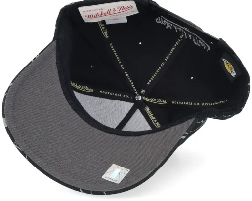 Los Angeles Lakers Stormstrike Pro Black A-frame Adjustable - Mitchell & Ness