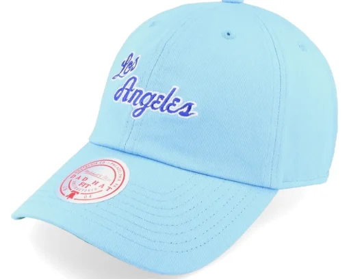 Los Angeles Lakers Team Ground 2.0 Blue Dad Cap - Mitchell & Ness