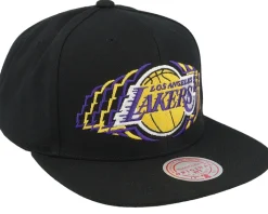 Los Angeles Lakers Team Vibes Black Snapback - Mitchell & Ness