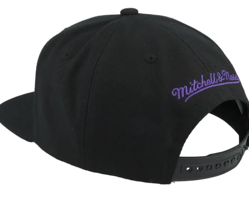 Los Angeles Lakers Team Vibes Black Snapback - Mitchell & Ness