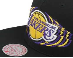 Los Angeles Lakers Team Vibes Black Snapback - Mitchell & Ness