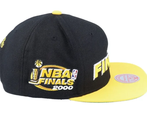 Los Angeles Lakers The Finals Black/Yellow Snapback - Mitchell & Ness