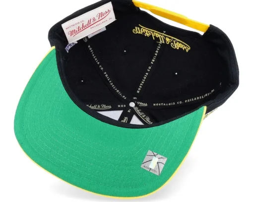 Los Angeles Lakers The Finals Black/Yellow Snapback - Mitchell & Ness