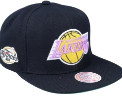 Los Angeles Lakers Top Spot Black Snapback - Mitchell & Ness