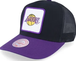 Los Angeles Lakers Truck It Black/Purple Trucker - Mitchell & Ness