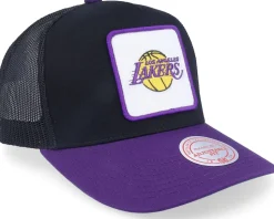 Los Angeles Lakers Truck It Black/Purple Trucker - Mitchell & Ness