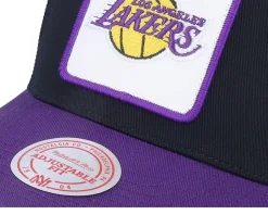 Los Angeles Lakers Truck It Black/Purple Trucker - Mitchell & Ness