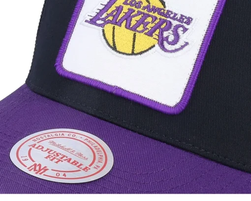 Los Angeles Lakers Truck It Black/Purple Trucker - Mitchell & Ness