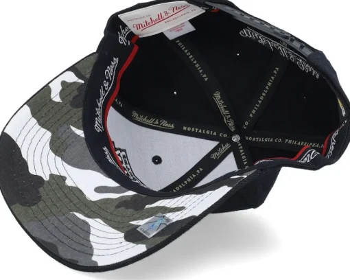 Los Angeles Lakers Urban Camo High Crown Black Adjustable - Mitchell & Ness