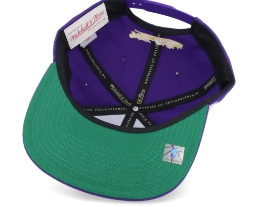 Los Angeles Lakers World Champs Purple Snapback - Mitchell & Ness